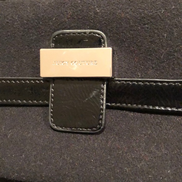 Vintage Juicy Couture Patent & Felt Clutch Wristlet - Picture 5 of 5